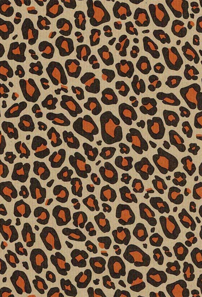 Kadopapier Bruin Kraft Wild Leopard Kraft 100cm x 200meter