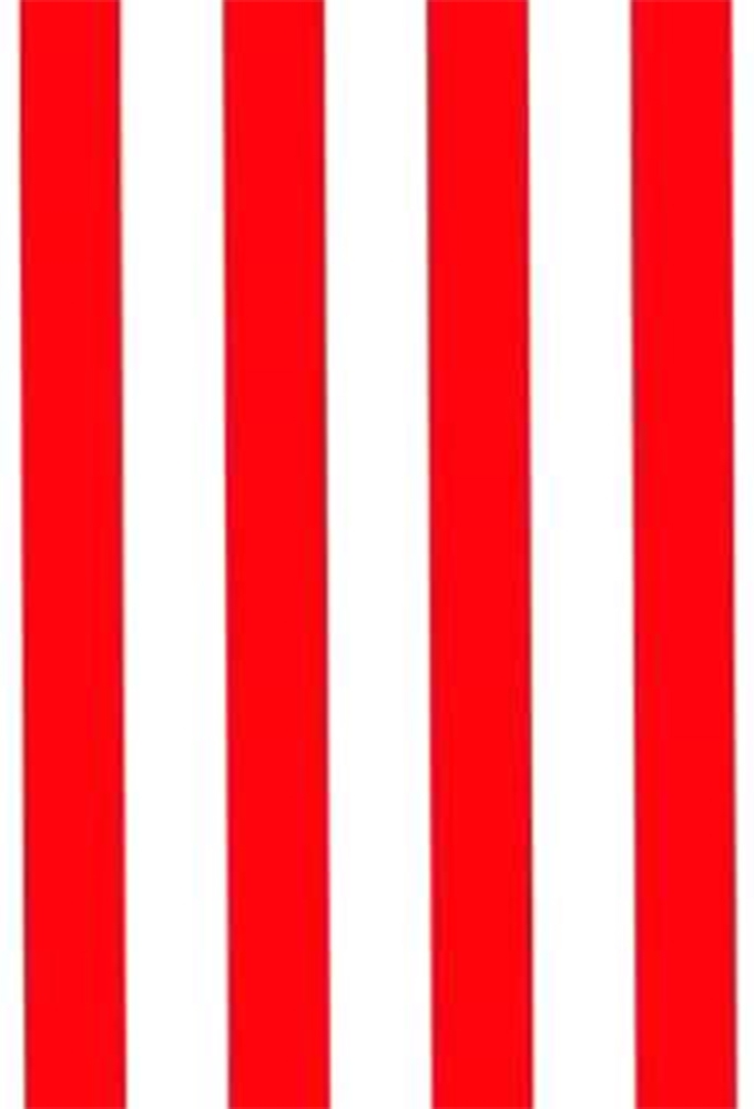 Kadopapier Coated Bold Stripe Red 30cm x 200meter