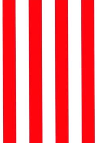 Kadopapier Coated Bold Stripe Red 50cm x 200meter