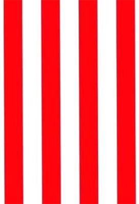 Kadopapier Coated Bold Stripe Red 70cm x 200meter