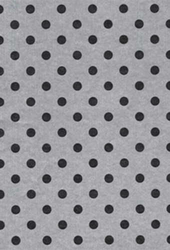 Kadopapier Coated Classic Dots Zilvergrijs 50cm x 200meter