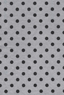 Kadopapier Coated Classic Dots Zilvergrijs 50cm x 200meter