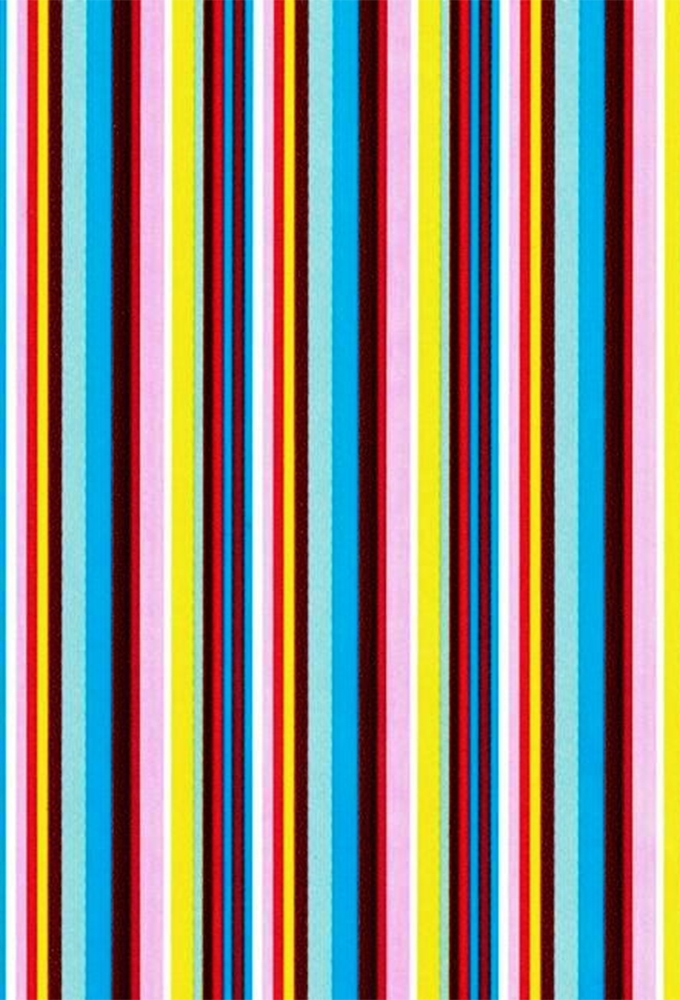 Kadopapier Coated Rainbow Stripe Gloss 50cm x 200meter