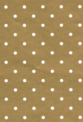 Kadopapier Coated White Dots Chic 50cm x 200meter