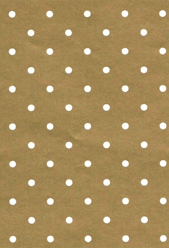 Kadopapier Coated White Dots Chic 70cm x 200meter