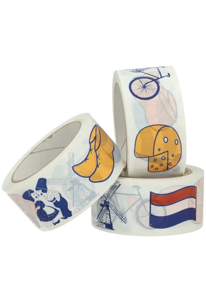 Bedrukt Tape Holland Tape 50mm x 66meter 1 stuk