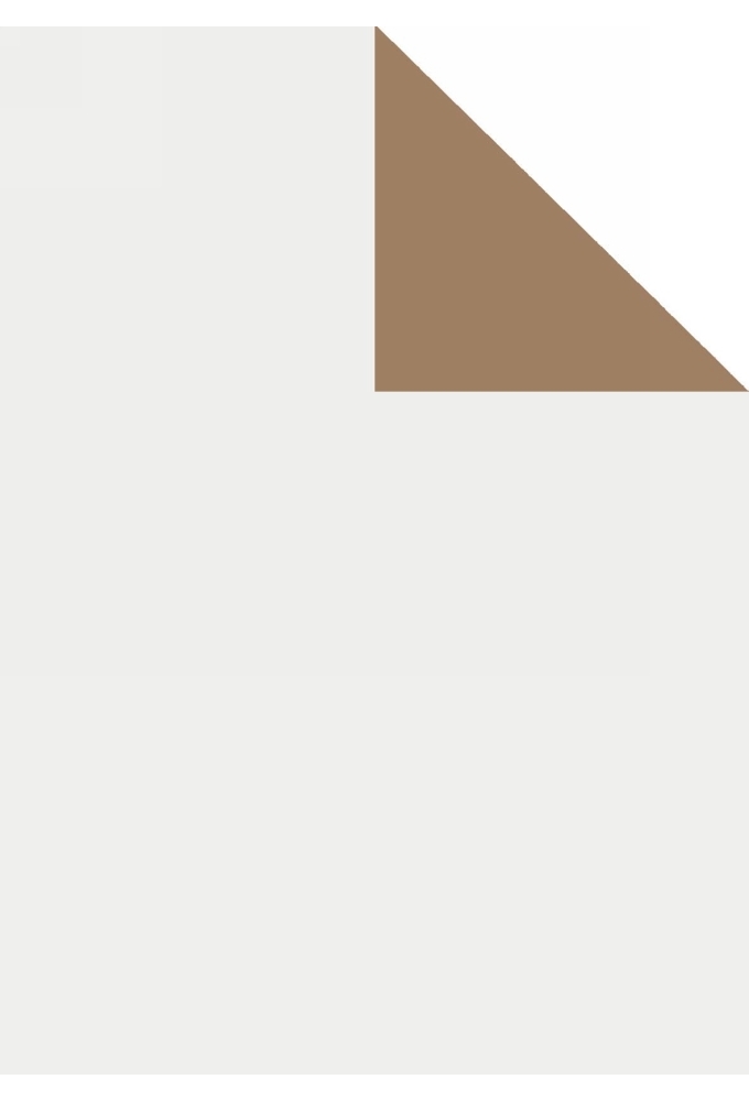 Geschenkpapier Uni Artline Mat Glad Wit En koper 90gr 50cm x 200meter