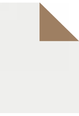 Geschenkpapier Uni Artline Mat Glad Wit En koper 90gr 70cm x 200meter