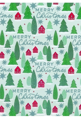 Kerstpapier Artline Mat Glad Montana 90gr 30cm x 200meter