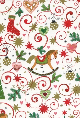 Kerstpapier Artline Mat Glad Rapperswil 90gr 50cm x 200meter