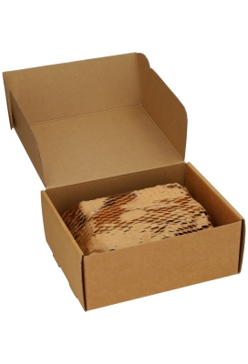 Kraft Stretch Papier Net Wit 50cm x 25meter