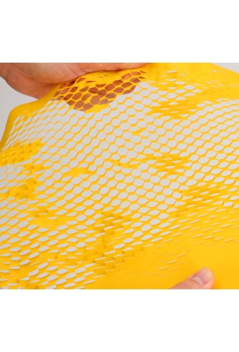 Kraft Stretch Papier Net Geel 50cm x 25meter