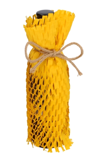 Kraft Stretch Papier Net Geel 50cm x 25meter