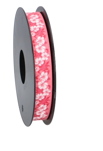 Krullint Flowers Rood 20mm x 100 meter