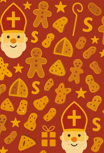 Sintpapier Pepernoten Pret s 70cm  x  100meter