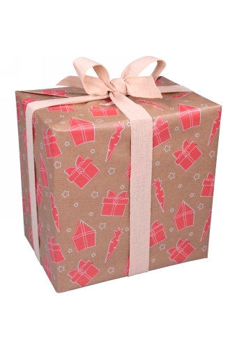 Sintpapier Kraft Sint Mijter 50cm x 100meter 70grm OP IS OP