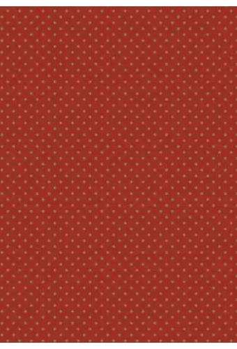 Kerstpapier little dots brick goud 70cm x 200meter