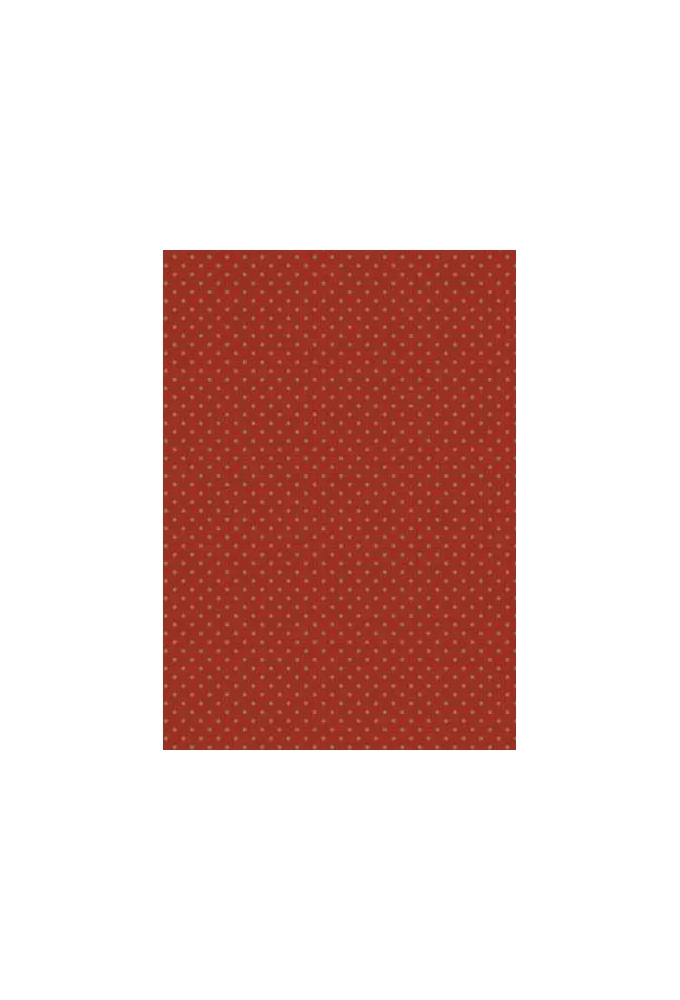 Kerstpapier little dots brick goud 70cm x 200meter