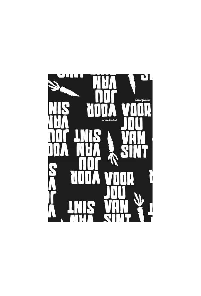 Sintpapier Trendy Voor Sint 50cm x 100meter OP IS OP