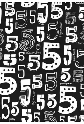Sintpapier Trendy 5 December 70cm x 100meter
