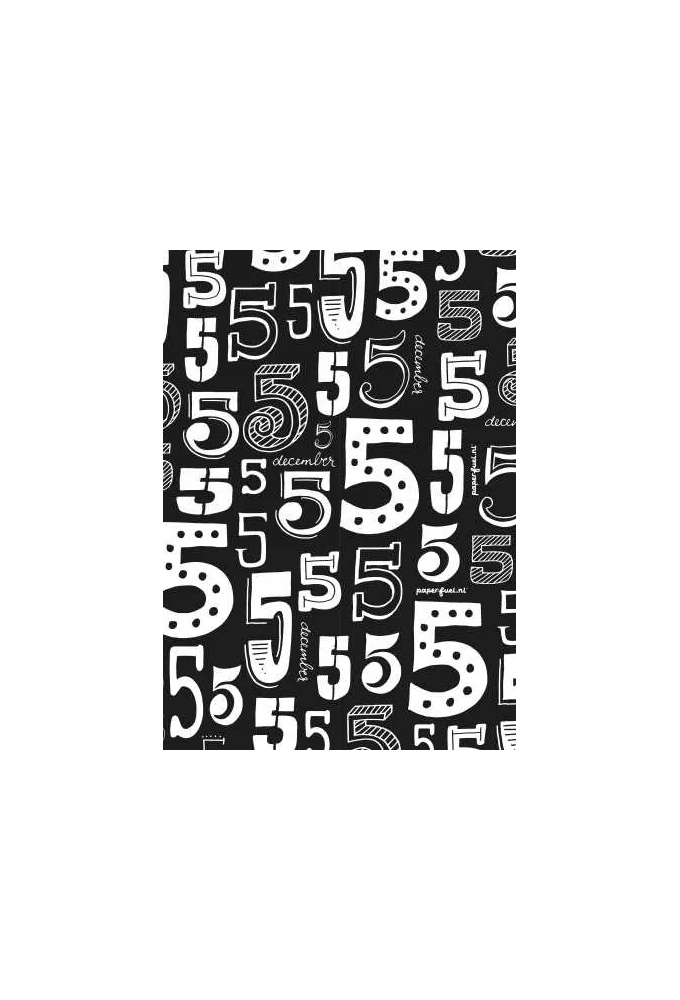 Sintpapier Trendy 5 December 70cm x 100meter