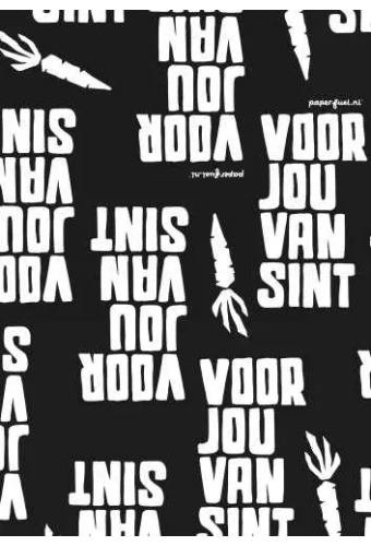 Sintpapier Trendy Voor Sint 70cm x 100meter