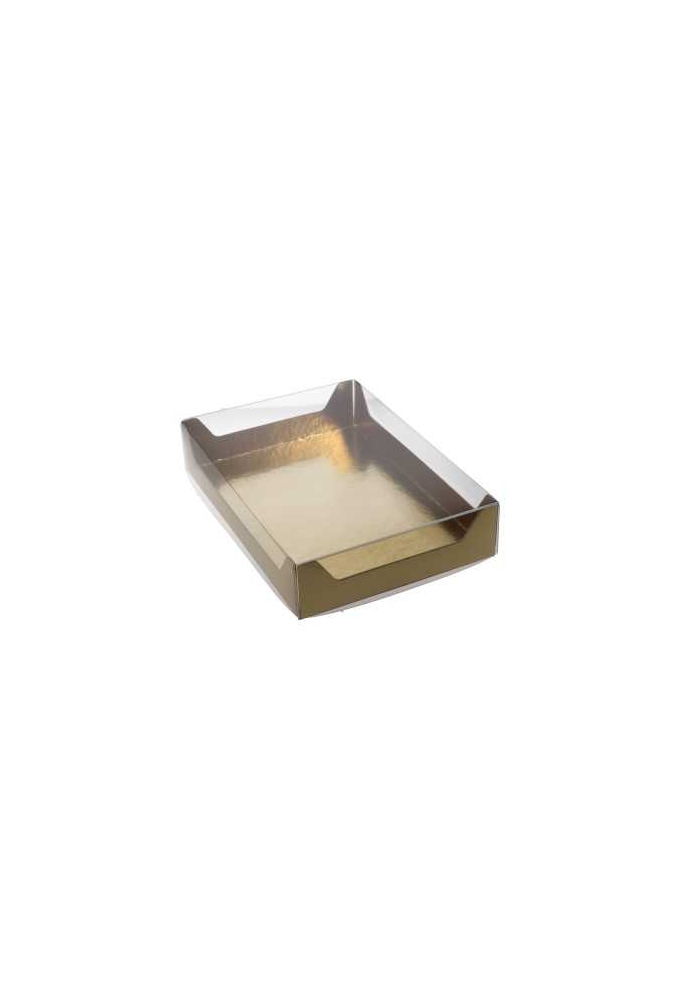 Cadeaudoosjes Chocoladeletter & Transpante Deksel 15x11x3cm 100stuks