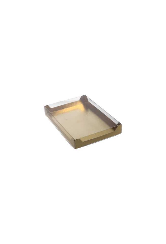 Cadeaudoosjes Chocoladeletter & Transpante Deksel 17.5x12x2.5cm 100st