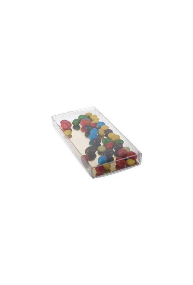 Transparant Bonbondoosje & Gouden Bodem 18x8x2cm 100stuks