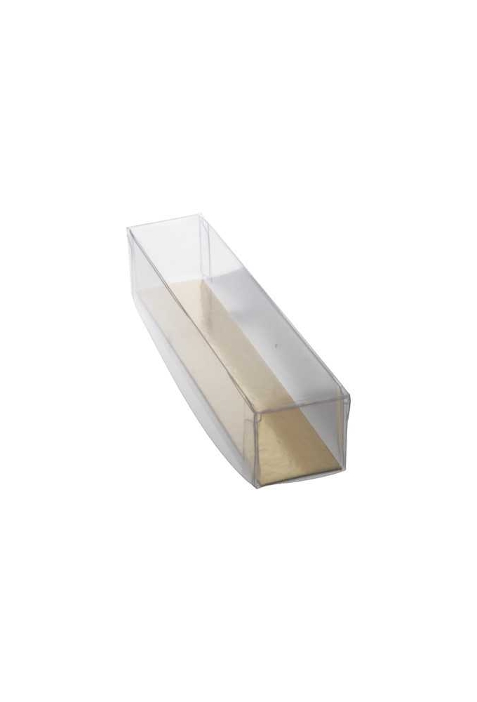 Transparant Cadeaudoosjes & Gouden Bodem 15x3x3cm 100stuks
