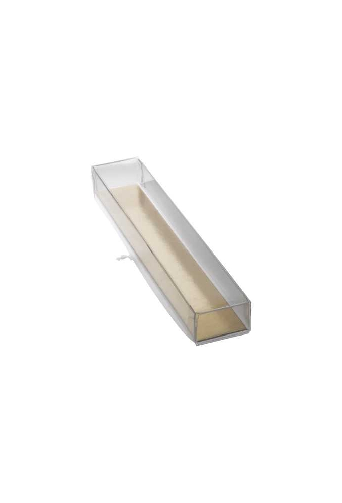 Transparant Cadeaudoosjes & Gouden Bodem 18x3x2cm 100stuks