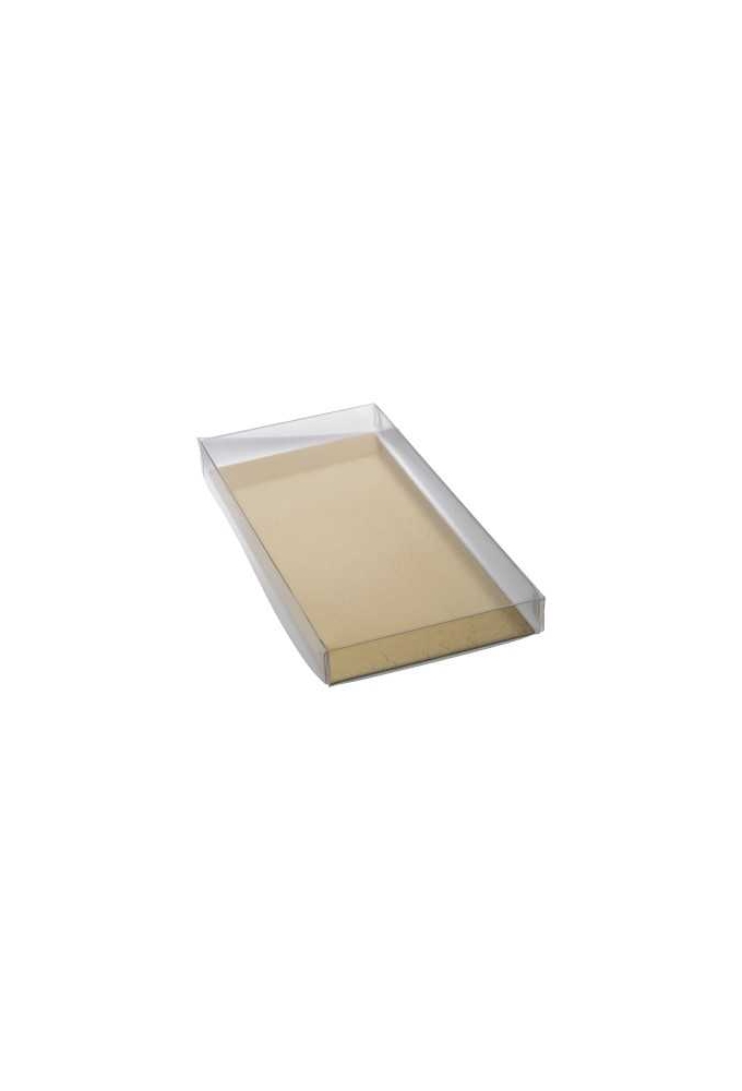 Transparant Cadeaudoosjes & Gouden Bodem 21x10x2cm 100stuks