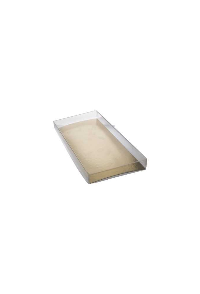 Transparant Cadeaudoosjes & Gouden Bodem 25x11x2cm 100stuks