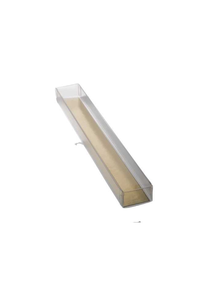 Transparant Cadeaudoosjes & Gouden Bodem 25x3x2cm 100stuks
