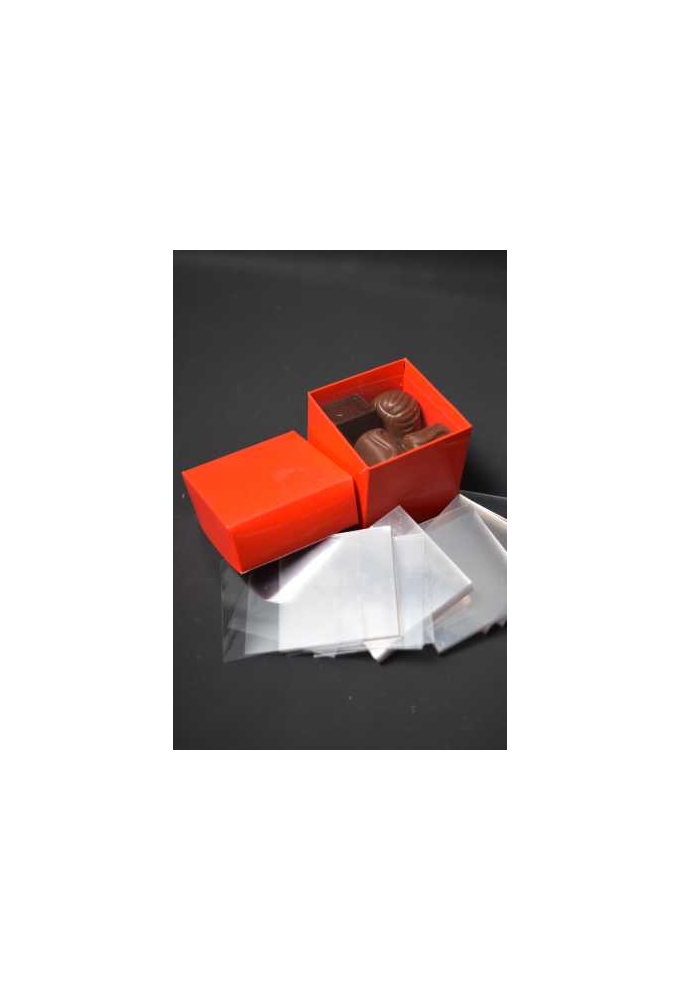 Transparant Inleg Vellen Voor Kubusdoosjes 8.5x8.5cm 200stuks