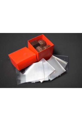 Transparant Inleg Vellen Voor Kubusdoosjes 8.5x8.5cm 200stuks
