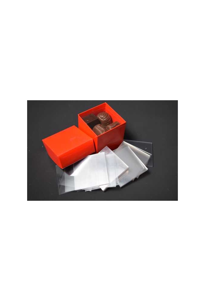Transparant Inleg Vellen Voor Kubusdoosjes 8.5x8.5cm 200stuks