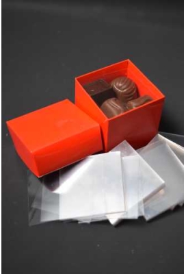 Transparant Inleg Vellen Voor Kubusdoosjes 9.5x9.5cm 200stuks