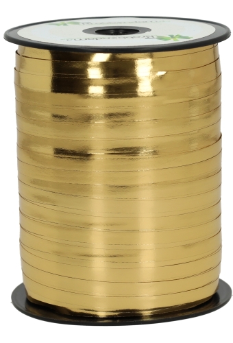 Krullint Metallic Reflex Goud 5mm x 500 meter