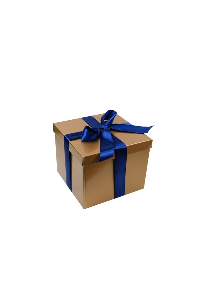 Luxe Geschenkdoos Torino Goud Glossy FSC® 25x25x20cm Los Model
