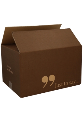 Kerstpakketdozen Quote Kraft Bruin 39x29x23.2cm 15stuks