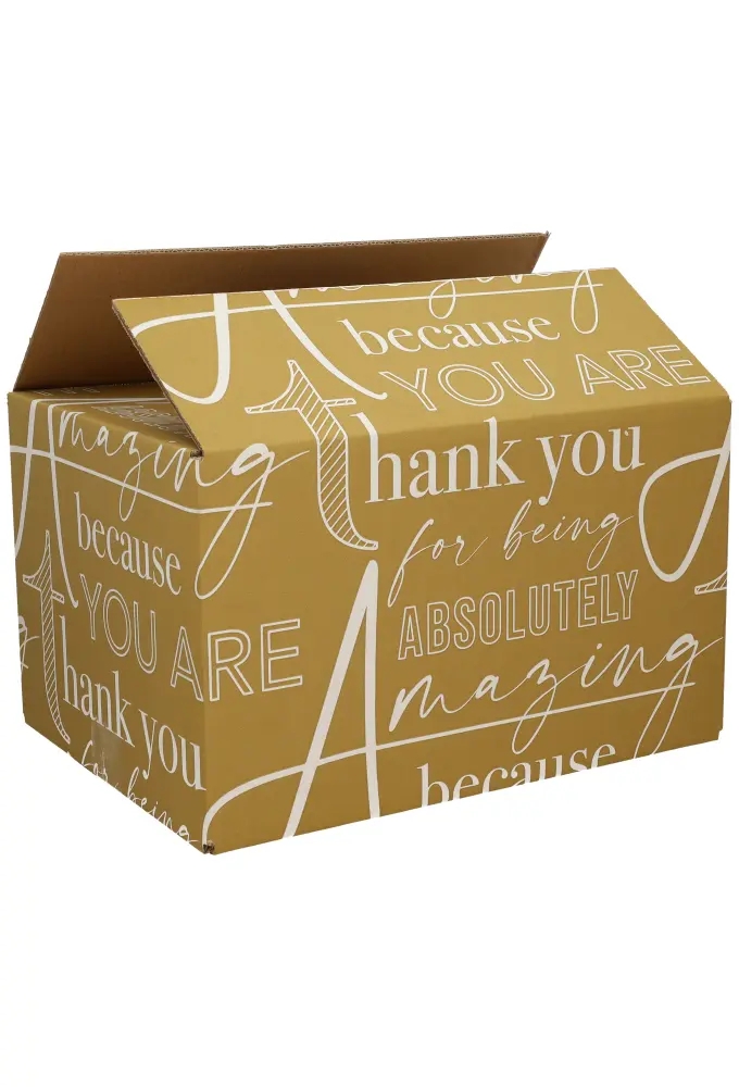 Kerstpakketdozen Amazing Goud Wit 31x20x10cm 30stuks