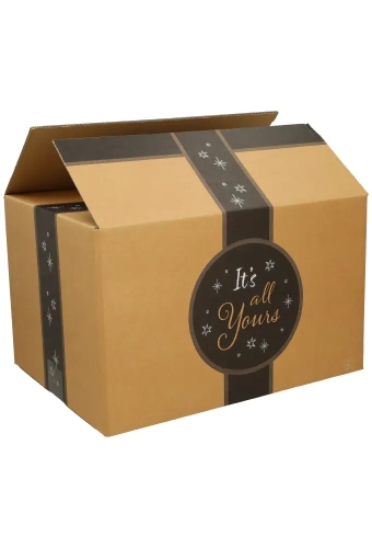 Kerstpakketdozen Big Surprise Kraft 39x29x20cm 15stuks