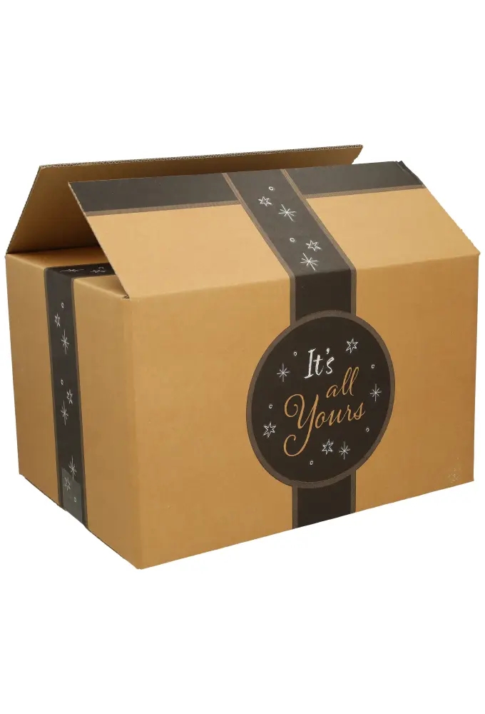 Kerstpakketdozen Big Surprise Kraft 39x29x23,2cm 15stuks