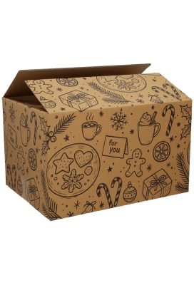Kerstpakketdozen Cosy 39x29x20cm 15stuks