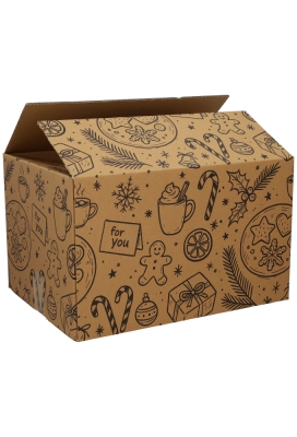 Kerstpakketdozen Cosy 39x29x27cm 15stuks