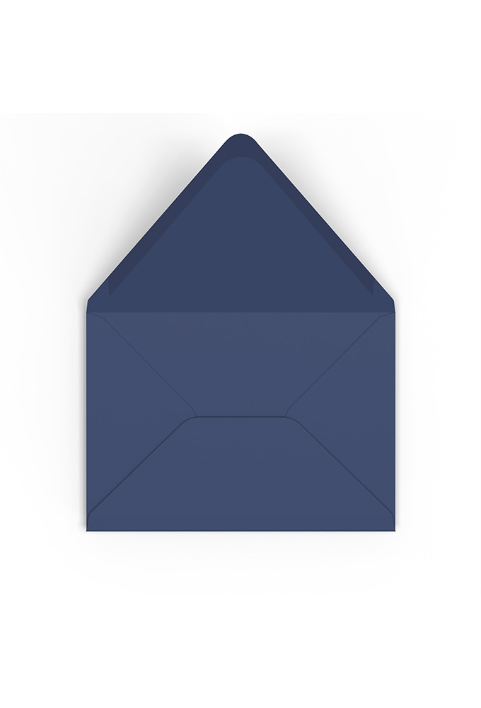 Gekleurde Enveloppen Colour Navy Gegomd 11.4x16.2cm 100stuks