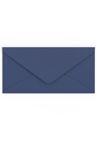 Gekleurde Enveloppen Colour Navy Gegomd 11x22cm 100stuks