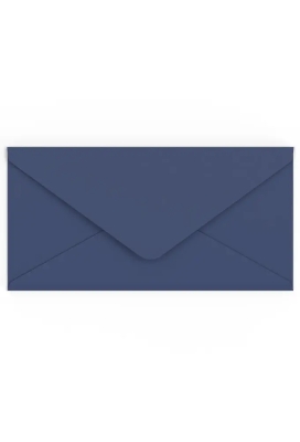 Gekleurde Enveloppen Colour Navy Gegomd 11x22cm 100stuks