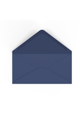 Gekleurde Enveloppen Colour Navy Gegomd 11x22cm 100stuks